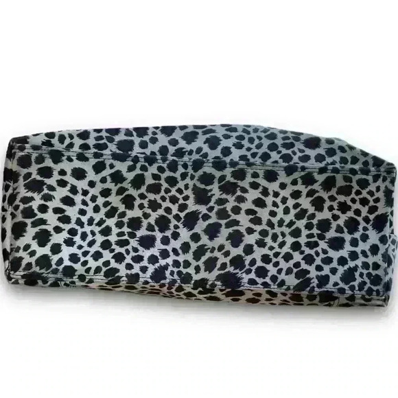 Cheetah‎ Y2K Shoulder Bag Nylon Animal Print Tote Organizer Zipper Multi Pockets - Picture 4 of 11
